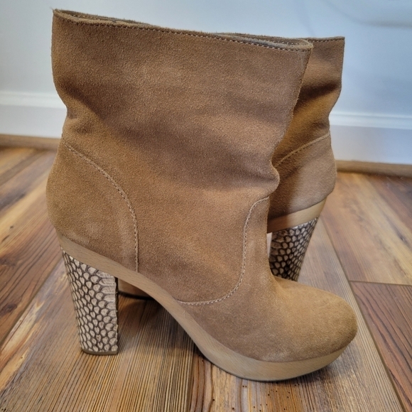 Rebecca Taylor Audra Suede Ankle Boot size 7 - Picture 7 of 9